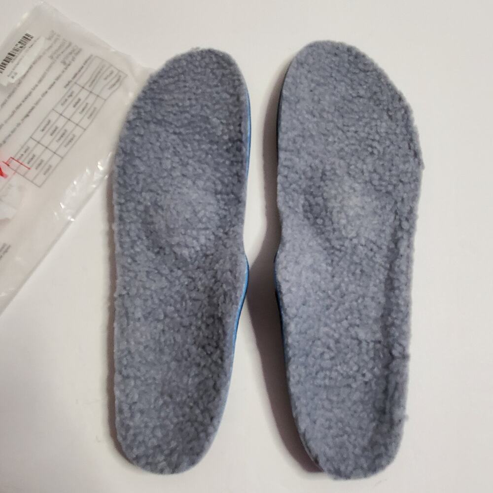 Orthotic Arch Support Women 12-12.5 Shoe Inserts Winter Faux Shearling Lined New